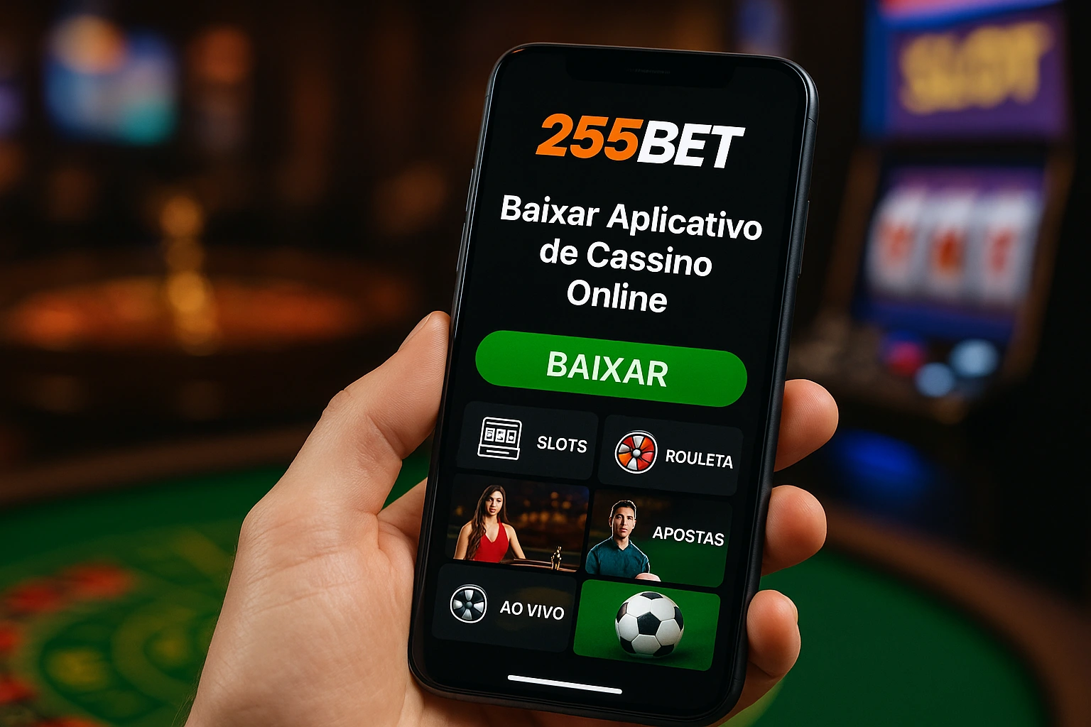 Baixar o 255BET Cassino App