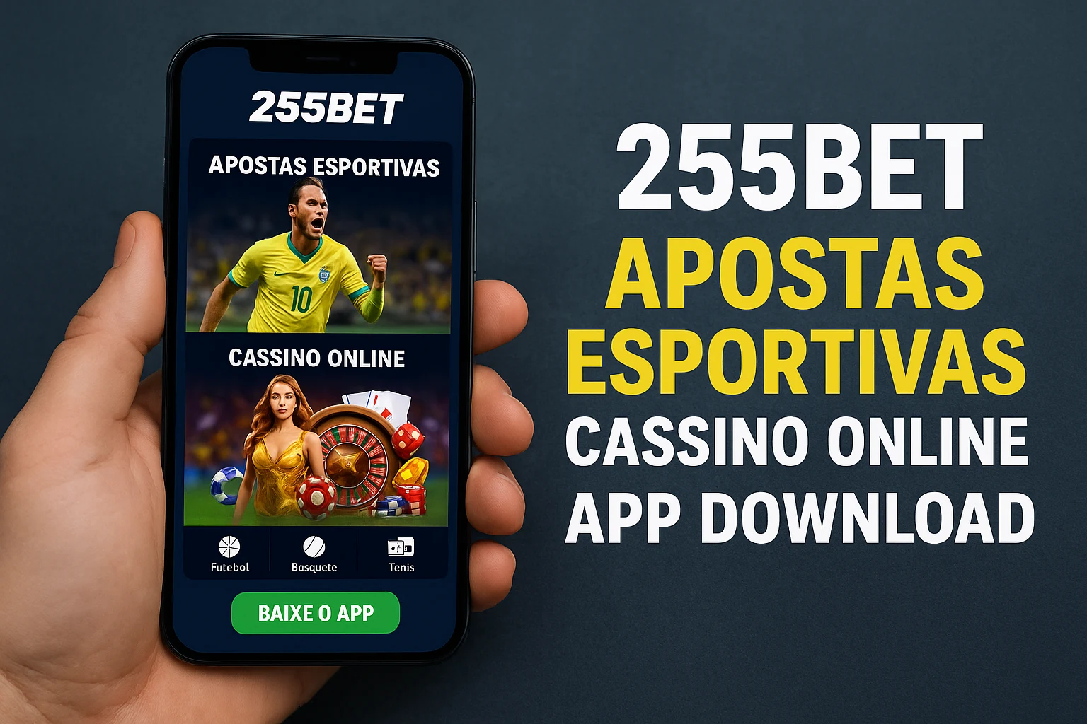 Aposte em apostas esportivas no cassino online 255BET