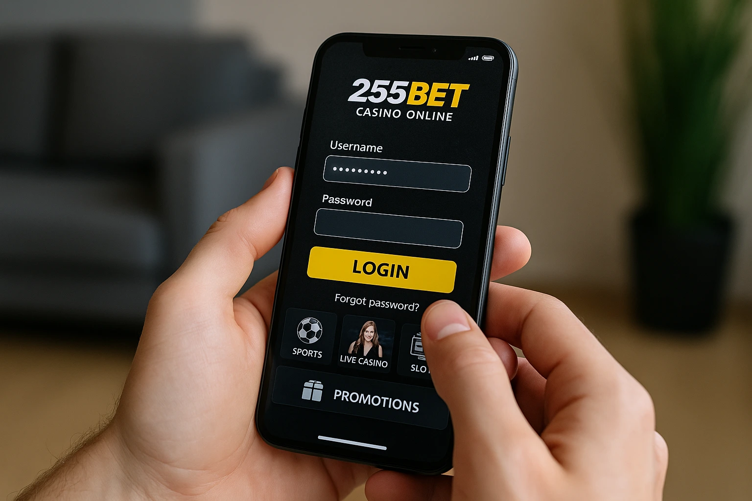 Login no Cassino 255BET