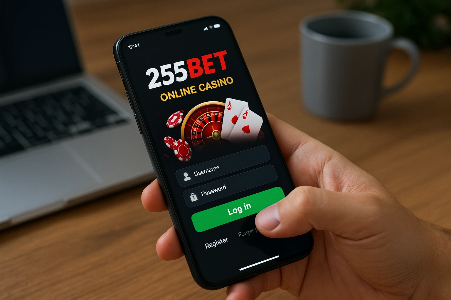 Criar uma nova Conta no plataforma 255BET